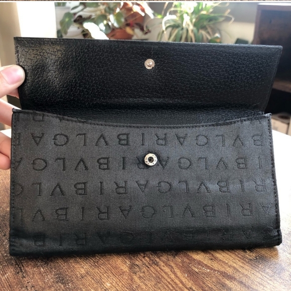 Bulgari trifold wallet-Newly restored authentic black Bulgari *HOST PICK* - Picture 11 of 15